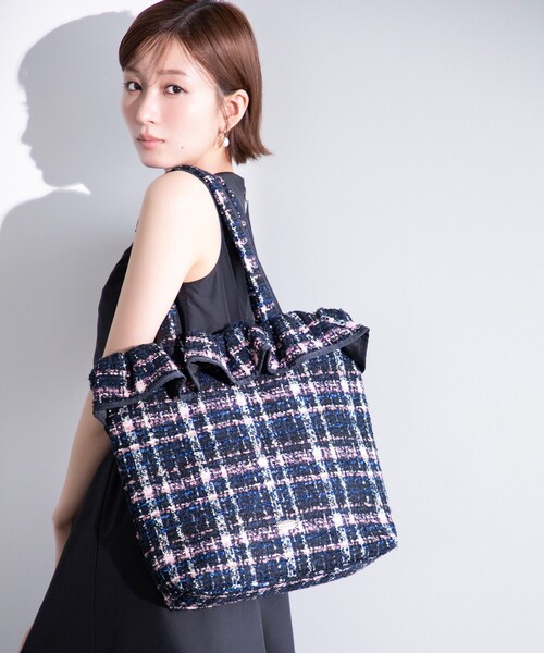 TOCCA｜トッカのトートバッグ（ブルー・ネイビー/青色系・チェック柄