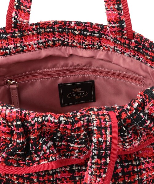 TOCCA(トッカ)の「COLOR OF WAVES BAG バッグ(トートバッグ・レディース・ブラック系/ブラック系5/ライトグレー系/ライトグレー系1/レッド系/ネイビー系・F)」の10枚目の写真
