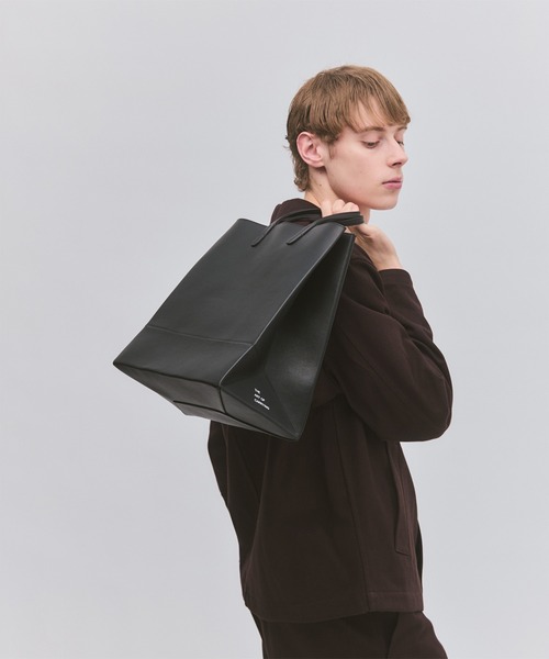 THE ART OF CARRYING(ジアートオブキャリング)の「【THE ART OF CARRYING】Carton M(ハンドバッグ・メンズ・ダークブラウン/ブラック・FREE)」の11枚目の写真