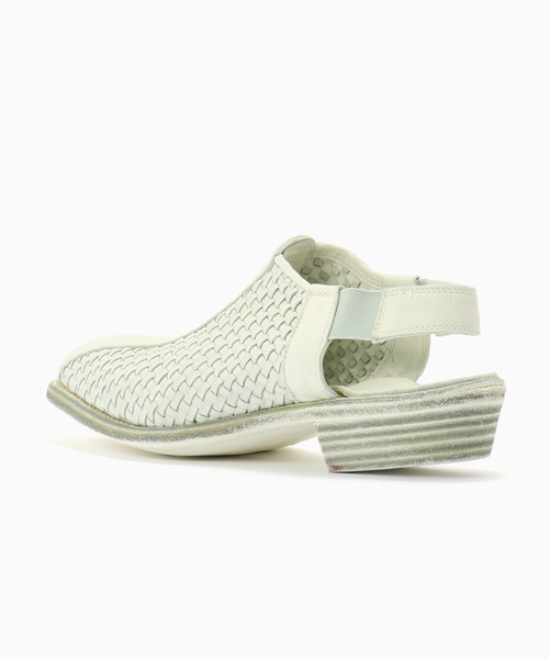 GUIDI（グイディ）の「GUIDI (グイディ) VG01E_WO Woven Mule（その他シューズ・メンズ・ホワイト・40/41）」の3枚目の写真