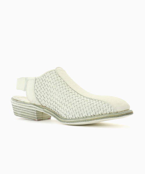 GUIDI（グイディ）の「GUIDI (グイディ) VG01E_WO Woven Mule（その他シューズ・メンズ・ホワイト・40/41）」の5枚目の写真