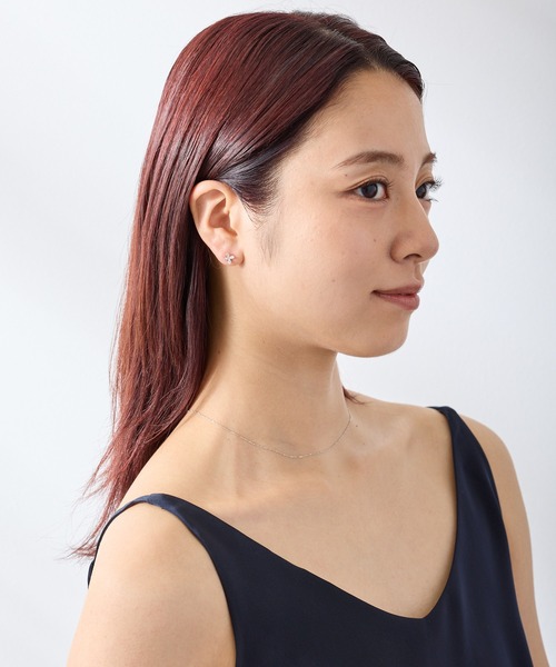 CALIN　STANDARD（カリンスタンダード）の「◆金属アレルギー対応◆◆made in japan◆【高品質ポスト】　キュービックフラワー　ジルコニアセラミックポストピアス（ピアス（両耳用）・レディース・ピンクゴールド/シルバー/ゴールド・FREE）」の9枚目の写真