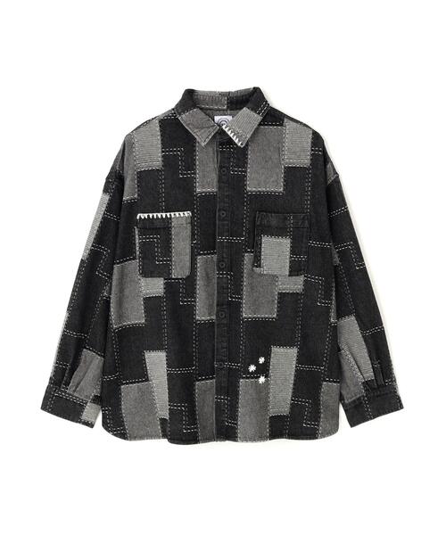 BEAVER(ビーバー)の「B omnivore/ビーオムニボー HANDSTITCH DENIM SHIRT 2(シャツ/ブラウス・メンズ・ブルー/ブラック・M/L)」の1枚目の写真