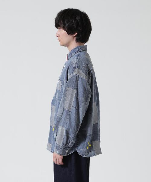 BEAVER(ビーバー)の「B omnivore/ビーオムニボー HANDSTITCH DENIM SHIRT 2(シャツ/ブラウス・メンズ・ブルー/ブラック・M/L)」の9枚目の写真