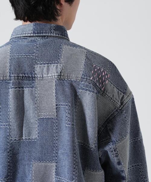 BEAVER(ビーバー)の「B omnivore/ビーオムニボー HANDSTITCH DENIM SHIRT 2(シャツ/ブラウス・メンズ・ブルー/ブラック・M/L)」の15枚目の写真