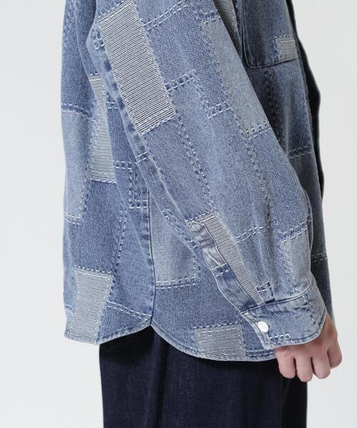 BEAVER(ビーバー)の「B omnivore/ビーオムニボー HANDSTITCH DENIM SHIRT 2(シャツ/ブラウス・メンズ・ブルー/ブラック・M/L)」の17枚目の写真