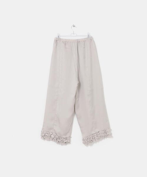 LAATO(ラート)の「frill frill pants(その他パンツ・レディース・ブラック/グレー系その他/ダークブラウン・FREE)」の9枚目の写真