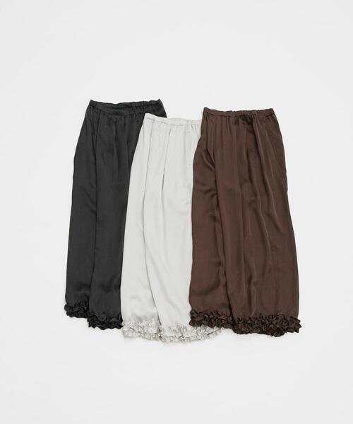 LAATO(ラート)の「frill frill pants(その他パンツ・レディース・ブラック/グレー系その他/ダークブラウン・FREE)」の19枚目の写真