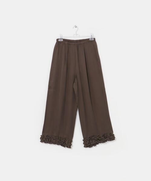 LAATO(ラート)の「frill frill pants(その他パンツ・レディース・ブラック/グレー系その他/ダークブラウン・FREE)」の21枚目の写真