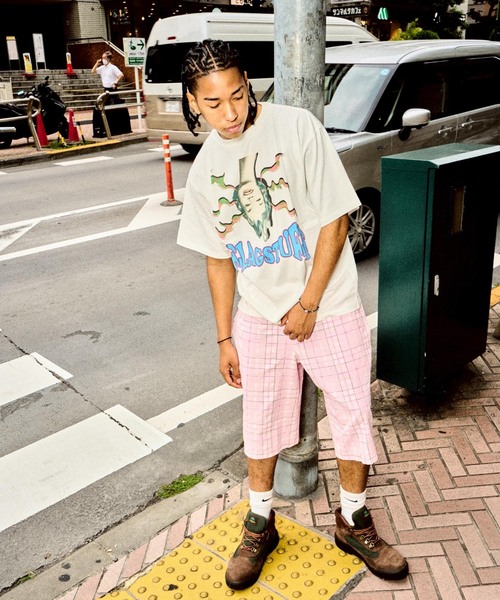 JOINT WORKS（ジョイントワークス）の「チェック バミューダショーツ / J UK CHECK BERMUDA SHORTS（その他パンツ・レディース・ピンク/グリーン・FREE）」の7枚目の写真