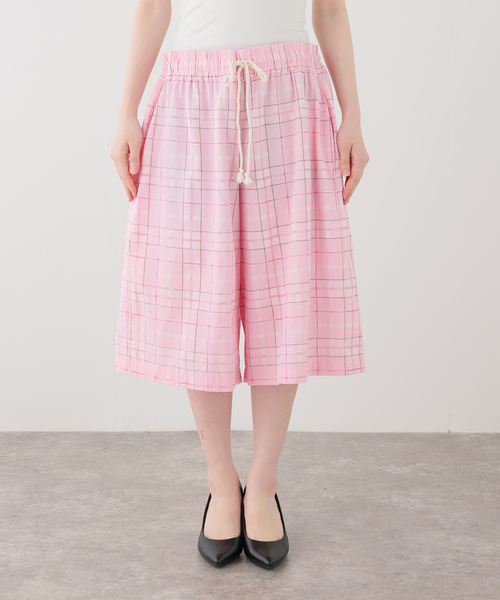 JOINT WORKS（ジョイントワークス）の「チェック バミューダショーツ / J UK CHECK BERMUDA SHORTS（その他パンツ・レディース・ピンク/グリーン・FREE）」の18枚目の写真