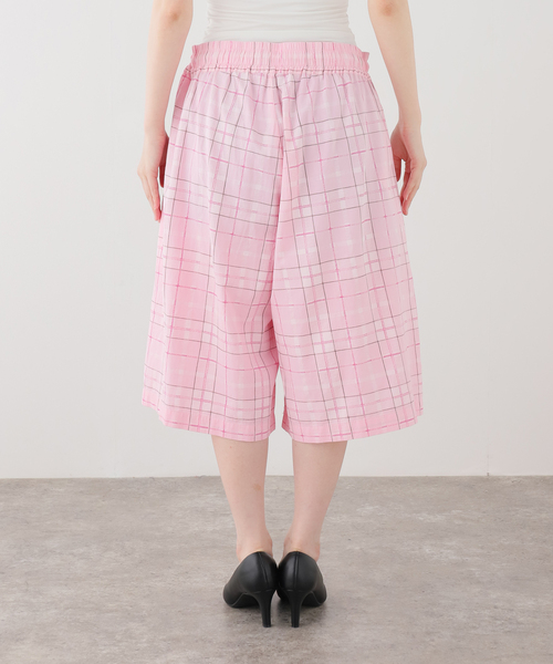 JOINT WORKS（ジョイントワークス）の「チェック バミューダショーツ / J UK CHECK BERMUDA SHORTS（その他パンツ・レディース・ピンク/グリーン・FREE）」の20枚目の写真