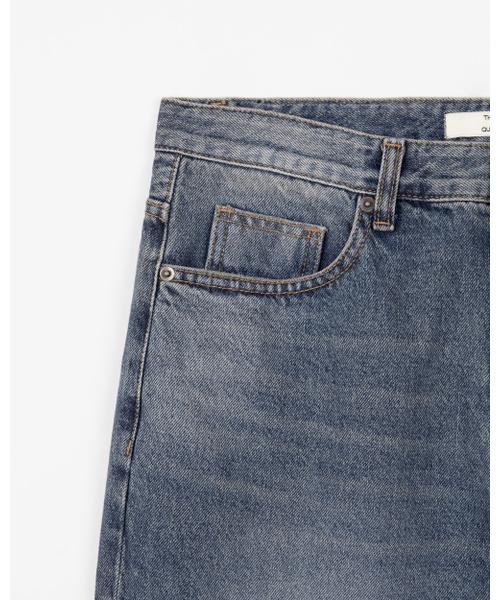 THEENDQUESTION(ジエンドクエスチョン)の「Dirty washed jeans / BLUE(デニムパンツ・レディース・その他・1/2/3)」の3枚目の写真