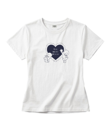 MORF エンジェルスリムフィット半袖Tシャツアイボリー