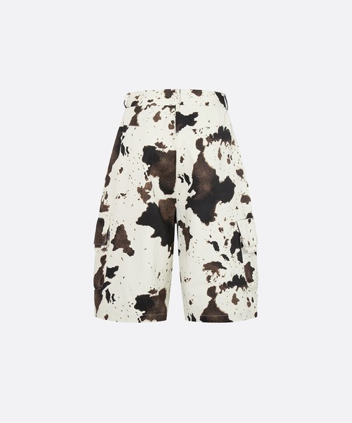 U:UME(ユーム)の「Vintage Cow Print Cropped Pants(その他パンツ・メンズ・アイボリー・SMALL/LARGE/MEDIUM/X-LARGE)」の2枚目の写真