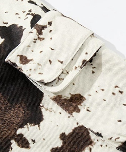 U:UME(ユーム)の「Vintage Cow Print Cropped Pants(その他パンツ・メンズ・アイボリー・SMALL/LARGE/MEDIUM/X-LARGE)」の5枚目の写真