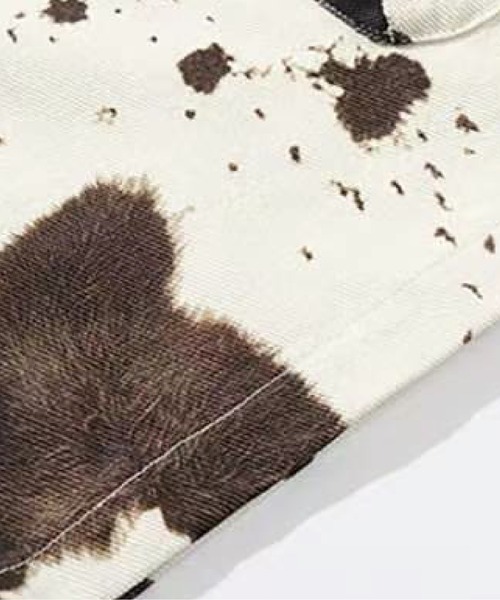 U:UME(ユーム)の「Vintage Cow Print Cropped Pants(その他パンツ・メンズ・アイボリー・SMALL/LARGE/MEDIUM/X-LARGE)」の6枚目の写真