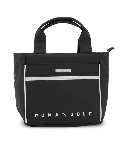 PUMA(プーマ)の「PUMA プーマ ユニセックス ゴルフ ベーシックロゴ ラウンド トートバッグ 7L(ボストンバッグ・メンズ・ホワイト/ブラック・フリー)」の1枚目の写真