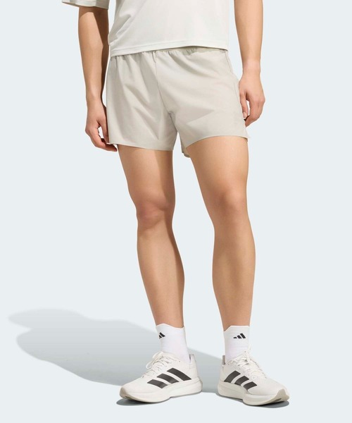 adidas(アディダス)の「ランニング ショーツ / ハーフパンツ / アディダス adidas(その他パンツ・メンズ・ベージュ・SMALL/MEDIUM/LARGE/X-LARGE/XX-LARGE/3XL)」の1枚目の写真