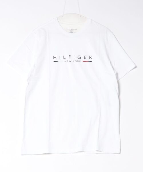 TOMMY HILFIGER(トミーヒルフィガー)の「【TOMMY HILFIGER】半袖Tシャツ クルーネック(Tシャツ/カットソー・メンズ・ホワイト・M/L/XL)」の1枚目の写真