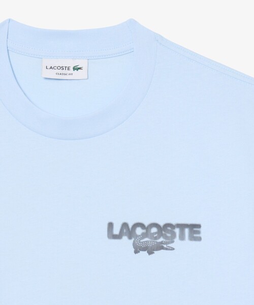 LACOSTE（ラコステ）の「テニスボールグラフィック バックプリントTシャツ（Tシャツ/カットソー・メンズ・オフホワイト/ライトブルー・3/2/5/4）」の9枚目の写真