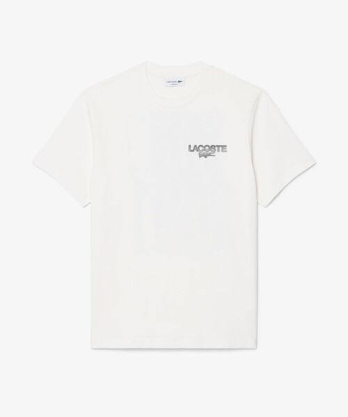 LACOSTE（ラコステ）の「テニスボールグラフィック バックプリントTシャツ（Tシャツ/カットソー・メンズ・オフホワイト/ライトブルー・3/2/5/4）」の15枚目の写真