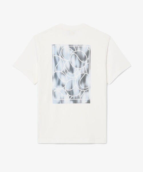 LACOSTE（ラコステ）の「テニスボールグラフィック バックプリントTシャツ（Tシャツ/カットソー・メンズ・オフホワイト/ライトブルー・3/2/5/4）」の16枚目の写真