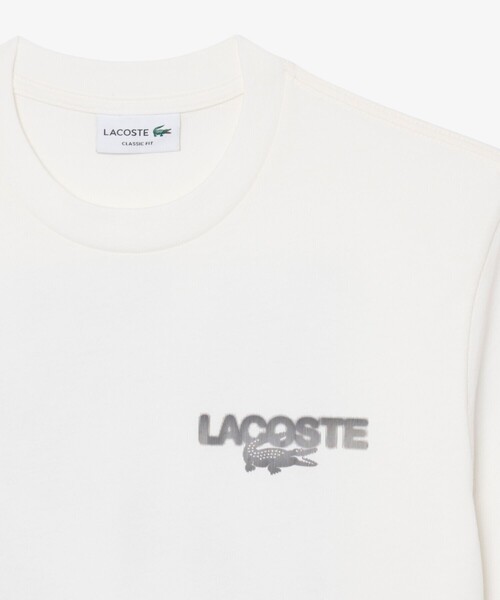 LACOSTE（ラコステ）の「テニスボールグラフィック バックプリントTシャツ（Tシャツ/カットソー・メンズ・オフホワイト/ライトブルー・3/2/5/4）」の17枚目の写真