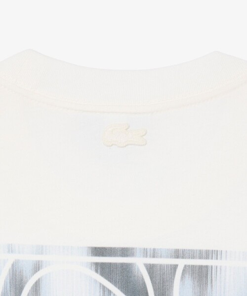 LACOSTE（ラコステ）の「テニスボールグラフィック バックプリントTシャツ（Tシャツ/カットソー・メンズ・オフホワイト/ライトブルー・3/2/5/4）」の18枚目の写真