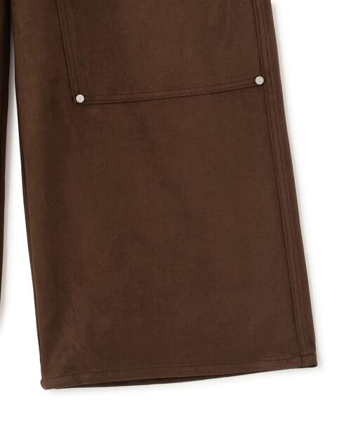 DANKE SCHON(ダンケシェーン)の「DankeSchon/ダンケシェーン/ECOSUEDE W-KNEE WIDE PANTS(その他パンツ・メンズ・ブラウン/ブラック系その他・S/M/L)」の10枚目の写真