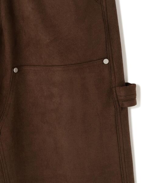 DANKE SCHON(ダンケシェーン)の「DankeSchon/ダンケシェーン/ECOSUEDE W-KNEE WIDE PANTS(その他パンツ・メンズ・ブラウン/ブラック系その他・S/M/L)」の11枚目の写真