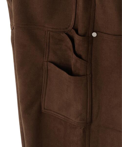 DANKE SCHON(ダンケシェーン)の「DankeSchon/ダンケシェーン/ECOSUEDE W-KNEE WIDE PANTS(その他パンツ・メンズ・ブラウン/ブラック系その他・S/M/L)」の12枚目の写真