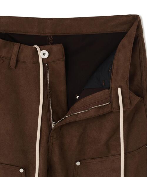 DANKE SCHON(ダンケシェーン)の「DankeSchon/ダンケシェーン/ECOSUEDE W-KNEE WIDE PANTS(その他パンツ・メンズ・ブラウン/ブラック系その他・S/M/L)」の13枚目の写真