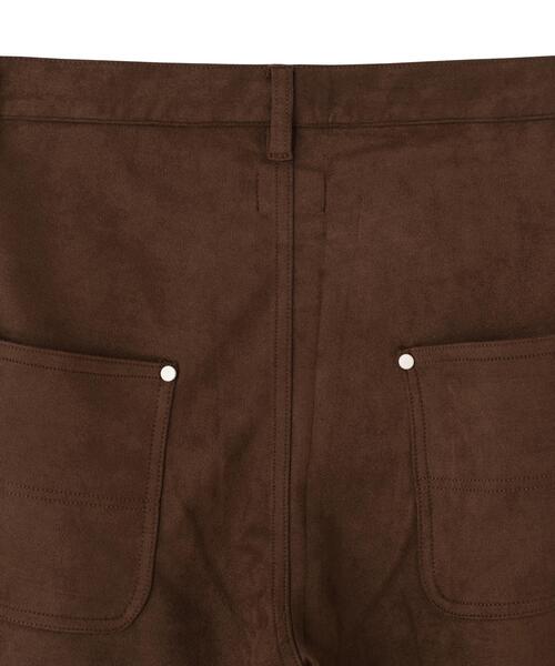 DANKE SCHON(ダンケシェーン)の「DankeSchon/ダンケシェーン/ECOSUEDE W-KNEE WIDE PANTS(その他パンツ・メンズ・ブラウン/ブラック系その他・S/M/L)」の15枚目の写真
