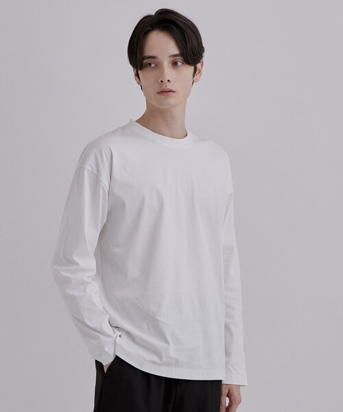 tk.TAKEO KIKUCHI（ティーケータケオキクチ）の「【接触冷感／吸水速乾】クールドライコットンTシャツ（Tシャツ/カットソー・メンズ・ホワイト/ブラック・02/03）」の16枚目の写真