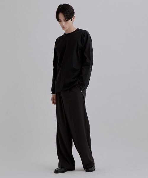 tk.TAKEO KIKUCHI（ティーケータケオキクチ）の「【接触冷感／吸水速乾】クールドライコットンTシャツ（Tシャツ/カットソー・メンズ・ホワイト/ブラック・02/03）」の10枚目の写真