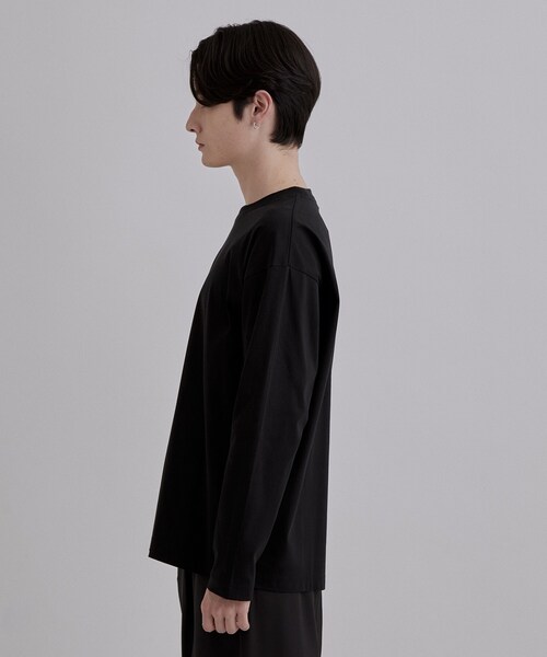 tk.TAKEO KIKUCHI（ティーケータケオキクチ）の「【接触冷感／吸水速乾】クールドライコットンTシャツ（Tシャツ/カットソー・メンズ・ホワイト/ブラック・02/03）」の7枚目の写真