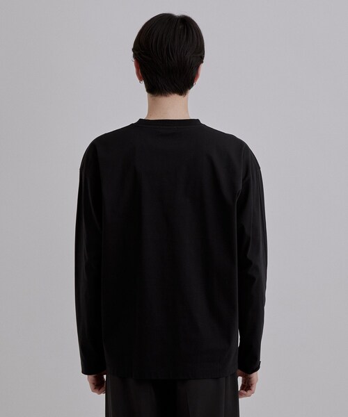 tk.TAKEO KIKUCHI（ティーケータケオキクチ）の「【接触冷感／吸水速乾】クールドライコットンTシャツ（Tシャツ/カットソー・メンズ・ホワイト/ブラック・02/03）」の6枚目の写真