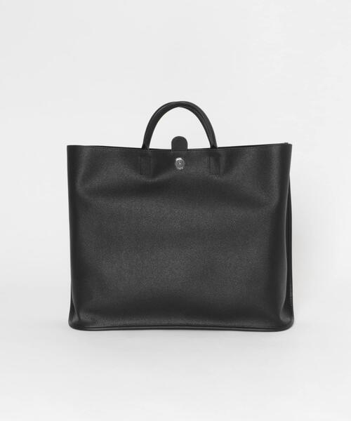PIENI(ピエニ)の「PIENI TOTE SQ(トートバッグ・メンズ・ブラック・FREE)」の1枚目の写真