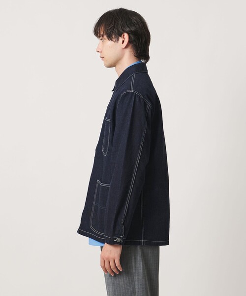 UNITED ARROWS(ユナイテッドアローズ)の「シオタ ワンウォッシュ スビンデニム カバーオール「 SLOW & 」(カバーオール・メンズ・ネイビー・L/XL/S/M)」の5枚目の写真
