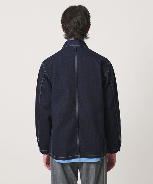 UNITED ARROWS(ユナイテッドアローズ)の「シオタ ワンウォッシュ スビンデニム カバーオール「 SLOW & 」(カバーオール・メンズ・ネイビー・L/XL/S/M)」の6枚目の写真