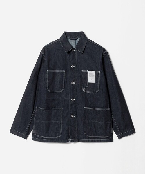 UNITED ARROWS(ユナイテッドアローズ)の「シオタ ワンウォッシュ スビンデニム カバーオール「 SLOW & 」(カバーオール・メンズ・ネイビー・L/XL/S/M)」の7枚目の写真