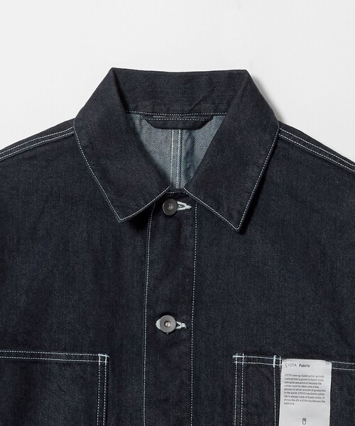 UNITED ARROWS(ユナイテッドアローズ)の「シオタ ワンウォッシュ スビンデニム カバーオール「 SLOW & 」(カバーオール・メンズ・ネイビー・L/XL/S/M)」の9枚目の写真
