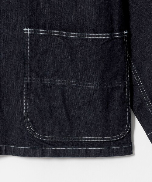 UNITED ARROWS(ユナイテッドアローズ)の「シオタ ワンウォッシュ スビンデニム カバーオール「 SLOW & 」(カバーオール・メンズ・ネイビー・L/XL/S/M)」の11枚目の写真