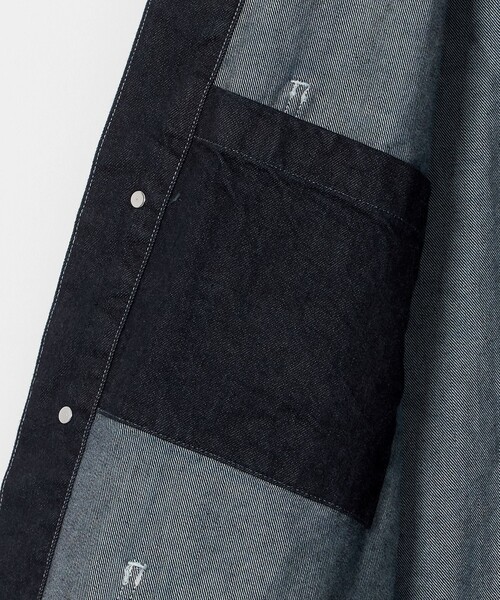 UNITED ARROWS(ユナイテッドアローズ)の「シオタ ワンウォッシュ スビンデニム カバーオール「 SLOW & 」(カバーオール・メンズ・ネイビー・L/XL/S/M)」の15枚目の写真