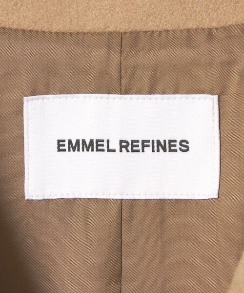 EMMEL REFINES(エメルリファインズ)の「<EMMEL REFINES>EM ベルテッド フレア ロングコート(チェスターコート・レディース・ネイビー/ベージュ・S/M)」の17枚目の写真