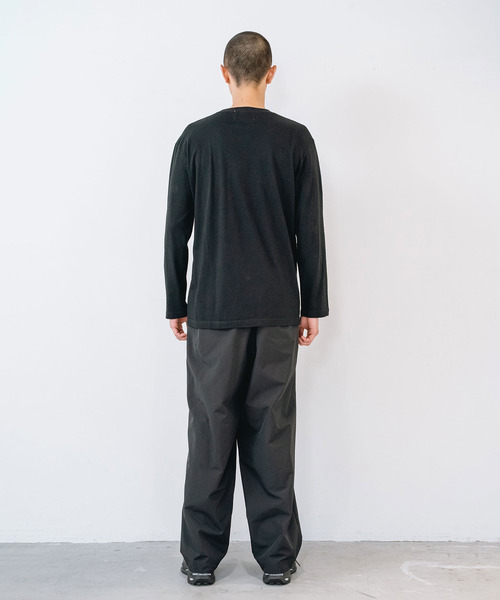 yoshiokubo(ヨシオクボ)の「yoshiokubo ヨシオクボ / Crash L/S T "GHOST TRACK" / YKF26109(Tシャツ/カットソー・メンズ・ホワイト/ブラック・3/2/1)」の11枚目の写真