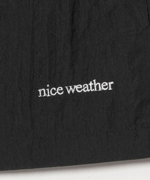NICE WEATHER(ナイスウェザー)の「<NICE WEATHER>ナイロンミニスカート(スカート・レディース・ホワイト/ブラック・FREE)」の8枚目の写真
