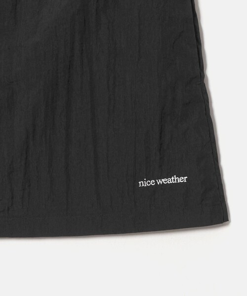 NICE WEATHER(ナイスウェザー)の「<NICE WEATHER>ナイロンミニスカート(スカート・レディース・ホワイト/ブラック・FREE)」の9枚目の写真