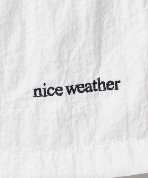 NICE WEATHER(ナイスウェザー)の「<NICE WEATHER>ナイロンミニスカート(スカート・レディース・ホワイト/ブラック・FREE)」の14枚目の写真